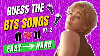 ARE YOU A REAL ARMY? | KPOP GAME | GUESS THE BTS SONGS (EASY, MEDIUM, HARD) PT. 2