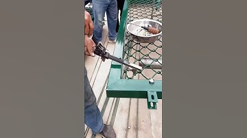 Course fence making process #smartwork #goodtools