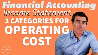 3.7 Operating Cost Introduction 3 Categories Cogs, Sg&A, A&D