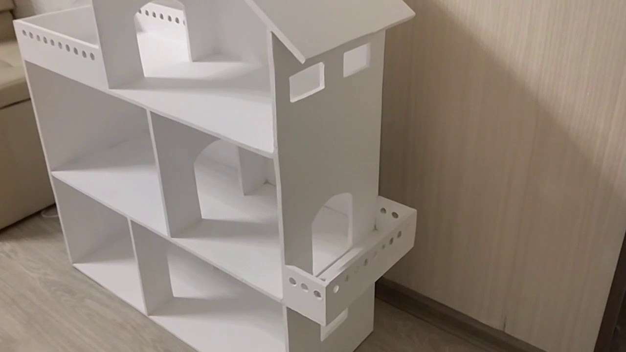 Домик для кукол своими руками из листа фанеры.