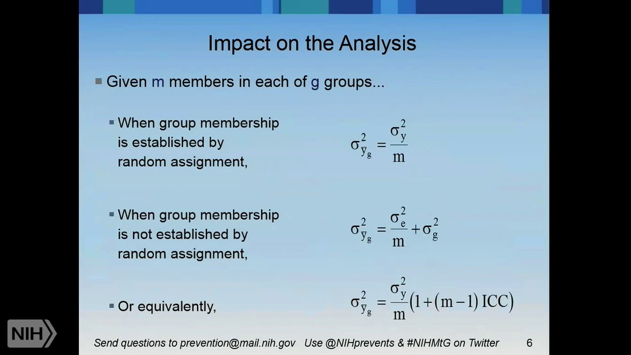 Design & Analysis of Studies to Evaluate Multi-Level Interventions in Public Health & Medicine (MtG)