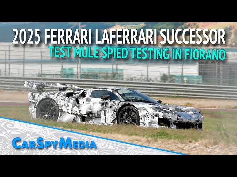 2025 Ferrari LaFerrari Successor F250 Prototype Test Mule Spied in Maranello + Pista Di Fiorano