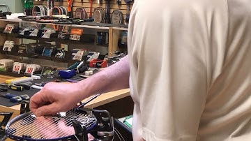 Time Lapse: How to String a Yonex Nanospeed Sigma Badminton Racquet (Amber Ma)