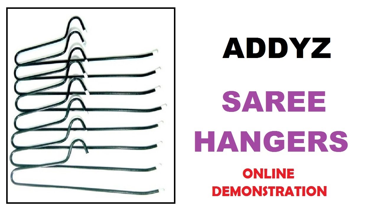 ADDYZ Set of 15 Pieces Saree Hangers listed on YouTube