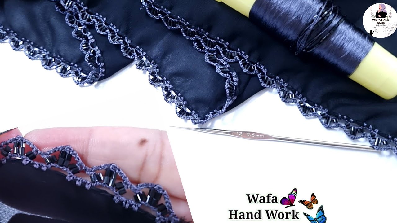 Crochet Scarf For Beginners 👌 Crosia Dupatta Lace Design | Crochet Abaya | Qureshia New Design ♥️ ✨️