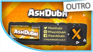 🔴 @AshDubh's 2D Outro Design of Orange Particle-Bursting Awesomeness! After Effects Commission