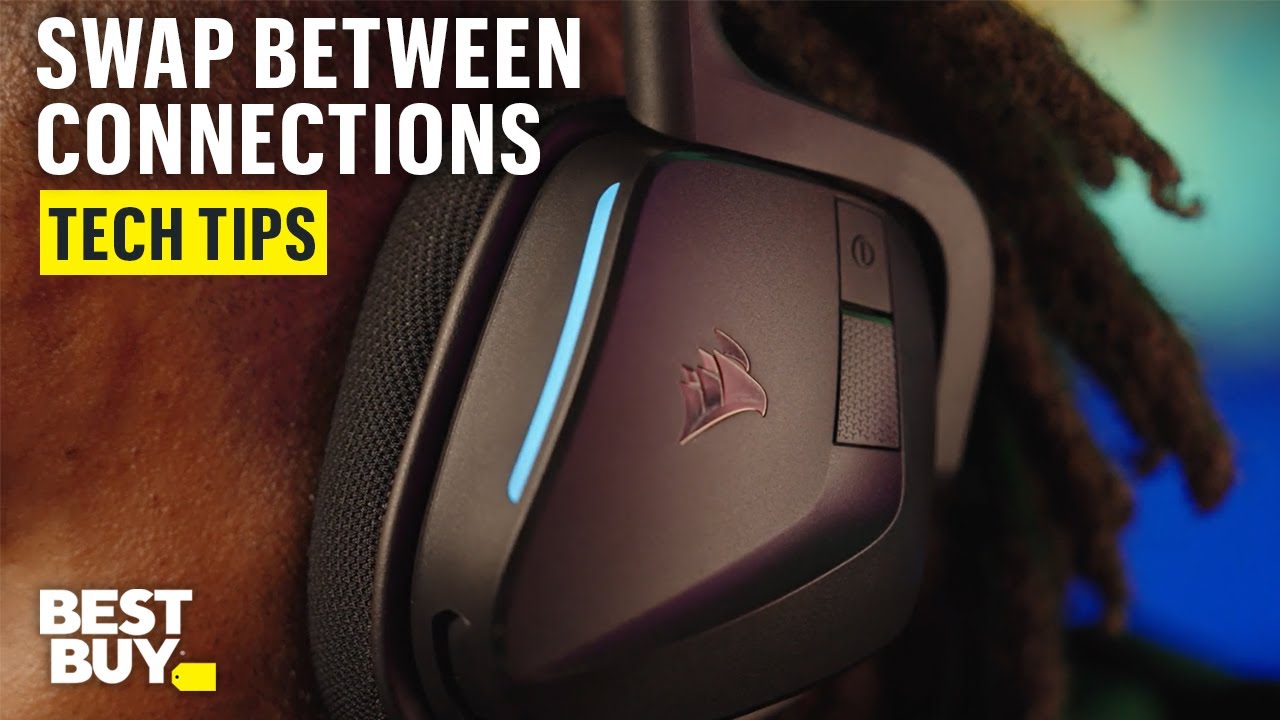 Swapping Between Connections with the CORSAIR VOID WIRELESS v2 Headset – Tech Tips from Best Buy