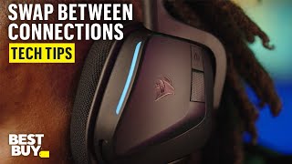 Swapping Between Connections with the CORSAIR VOID WIRELESS v2 Headset – Tech Tips from Best Buy