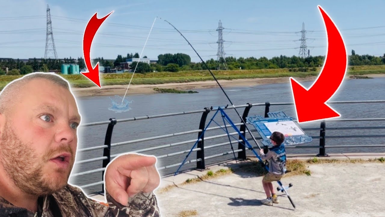 8 Year old KID Catches His DREAM FISH! Then a FEEDING FRENZY STARTS!