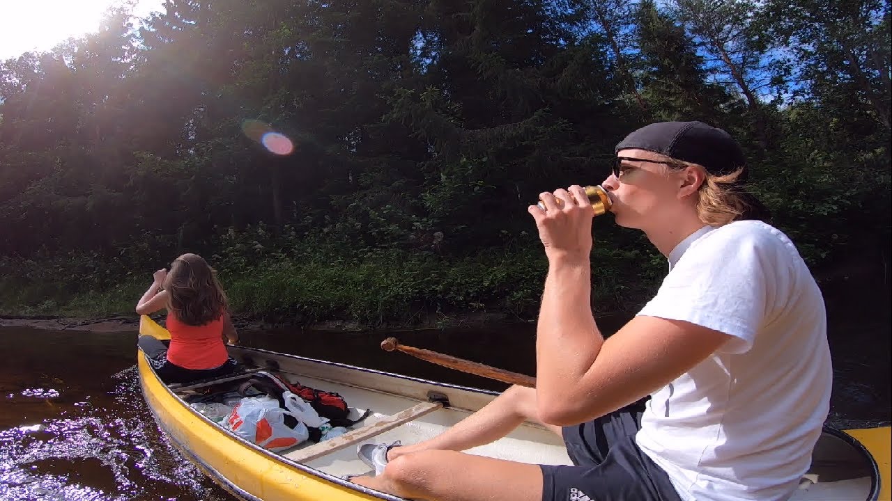 Canoeing in Svågan (Sweden) 2019