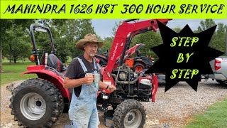 Mahindra 1626 HST 300 Hour Service and Review / Lubrication, Filters & Fluids STEP by STEP