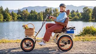 🔥 Is This the Perfect E-Bike for Seniors Meet the 4-Wheel Simple Glide Quad!