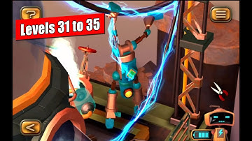 Tiny Robots Recharged Level 31,32,33,34,35 || Gameplay Walkthrough || Puzzle Game Free