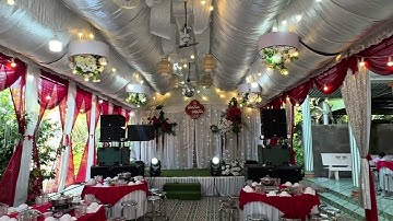 Rạp Cưới Tone Đỏ Ở Khu Vực Chợ Gạo | Rạp Cưới Ba Hào 