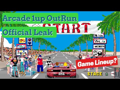 Arcade1up OutRun Cabinet Confirmed | Game Lineup Prediction from Basic Reviews by David