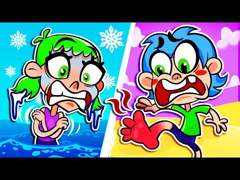 Hot and Cold Song 🥵🥶 + More Kids Songs & Nursery Rhymes