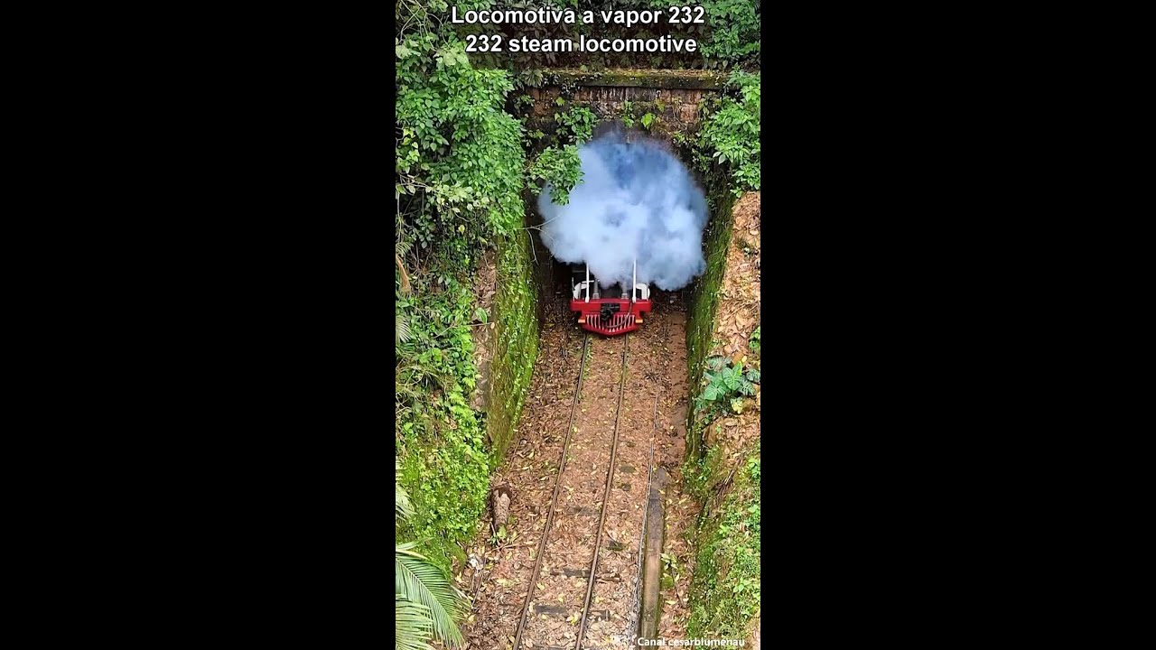 🇧🇷 Locomotiva a vapor 232 / 232 Steam locomotive Brazil - 2023 -  Apiúna/SC - (Brasil) 