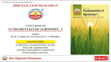 Fundamentals of Agronomy Part First - Chapter 1