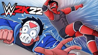 CaRtOoNz VS H2ODelirious Backstage Brawl! | WWE2k22