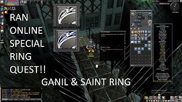 Ran Online Special Ring Quest