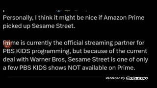 That would be nice on Sesame Street.