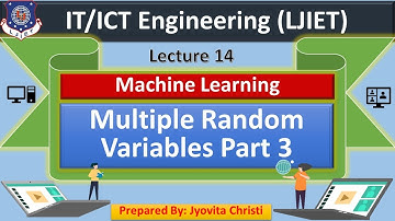 Lec-14_Multiple Random Variables Part 3 | Machine Learning | IT-ICT Engineering