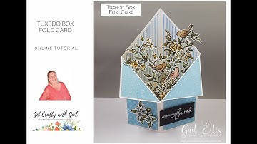 Tuxedo Box Fold Card Video Tutorial | Get Crafty with Gail