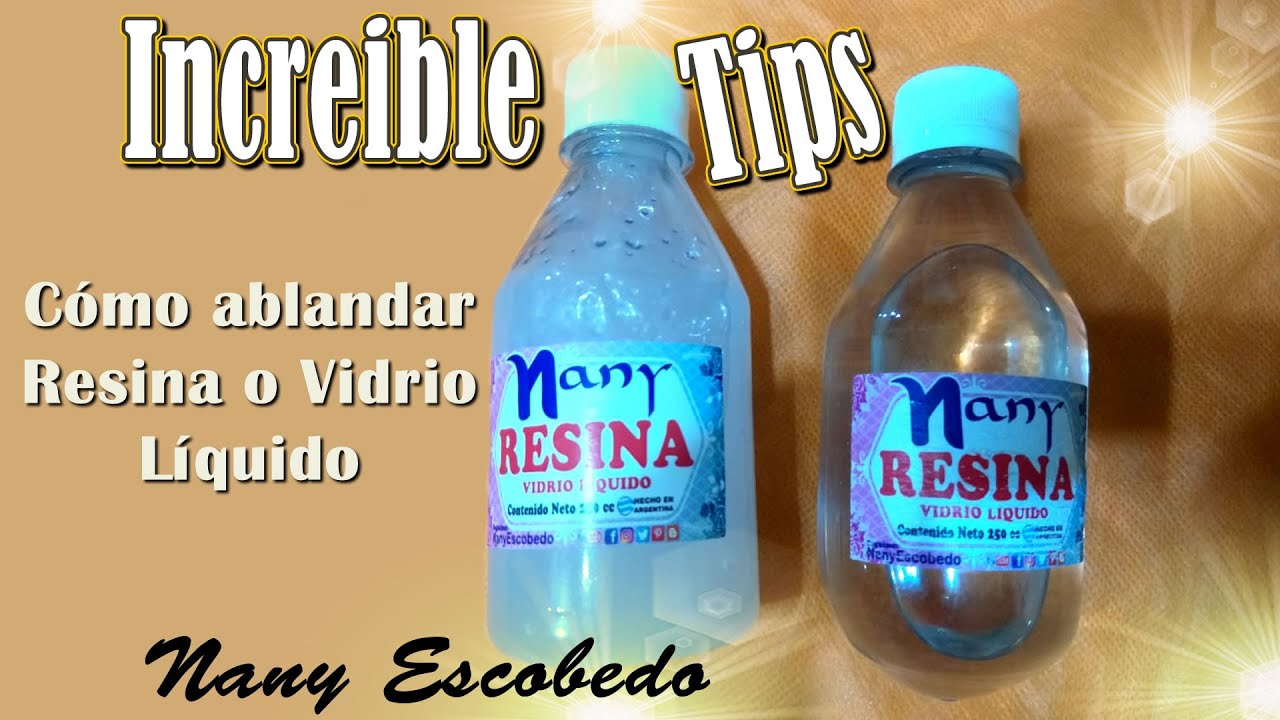 INCREIBLE Cómo Ablandar Resina o Vidirio Líquido