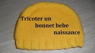 Tricoter Un Bonnet Bebe Naissance Facilement Youtube