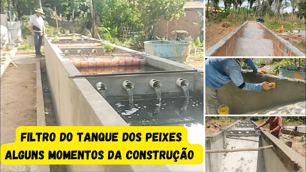 Filtro do tanque dos peixes| Alguns momentos construção e dúvidas dos inscritos!