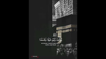 تتجافى جنوبهم عن المضاجع | سورة السجدة |
