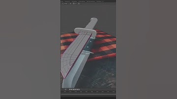 Modelling a 3D knife in Blender #blender3d #3d #3dmodeling #blender #3dknife #3dart #3dmodel #3dart