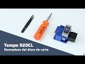 Tempo 920CL - Reemplazo del disco de corte