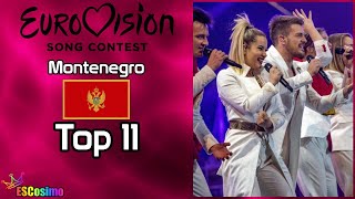 Montenegro at the Eurovision Song Contest (2000-2021): My Top 11