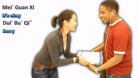 Basic Chinese , Excuse Me Sorry It