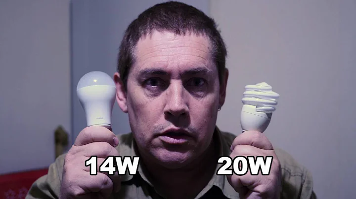 LED vs CFL lamp bulb comparison