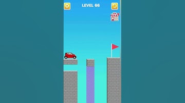 Draw Bridge Gameplay 😃 Level 66 #shorts #zishangaming