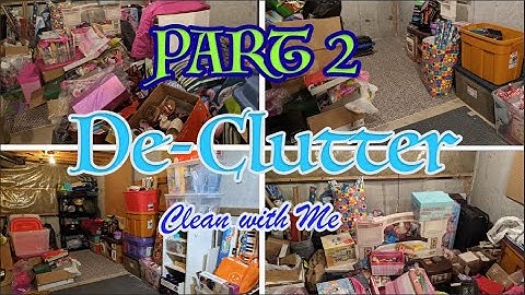 ULTIMATE CLEAN WITH ME //EXTREME DECLUTTER CLEANING MOTIVATION// BASEMENT PART-TWO