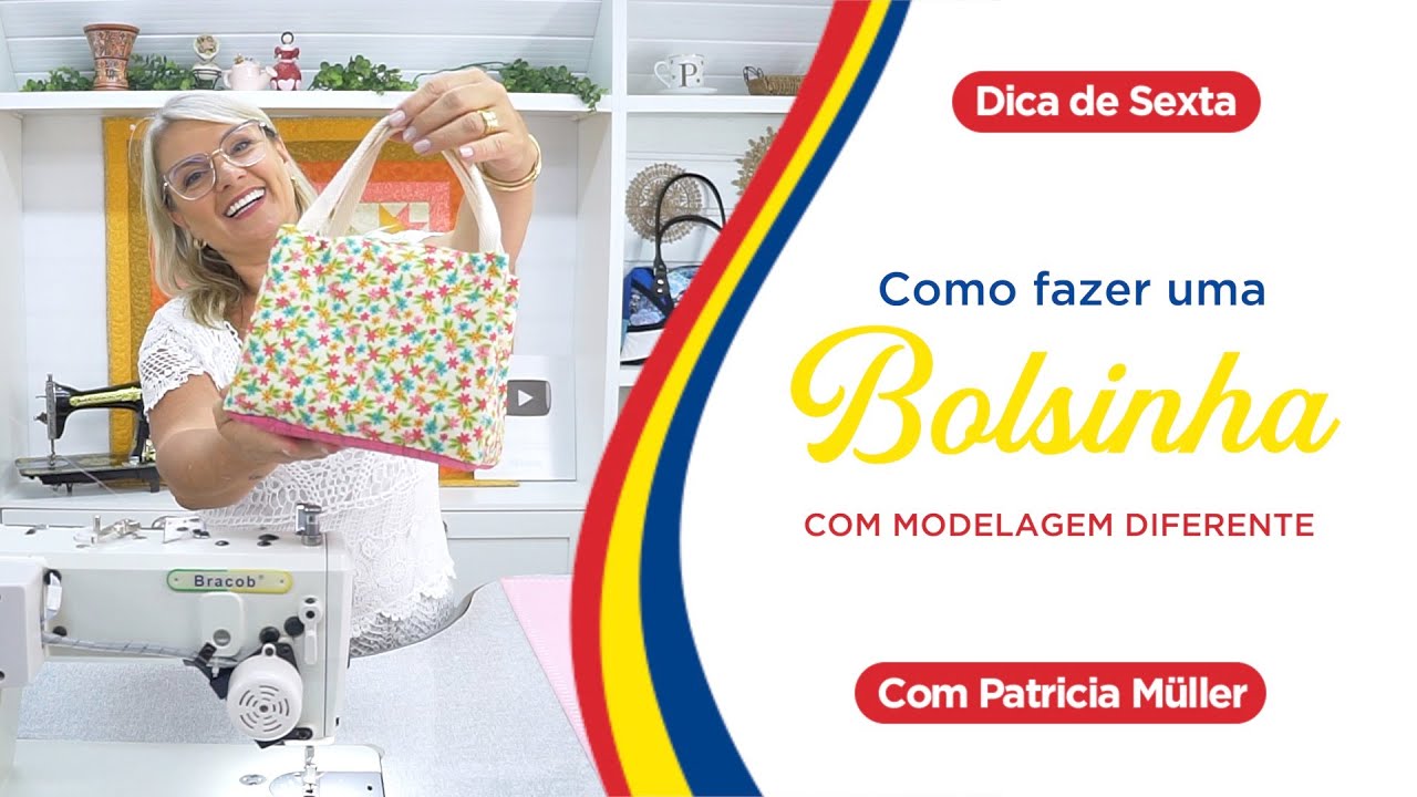 Como fazer uma BOLSINHA com MODELAGEM DIFERENTE | Dica de Sexta
