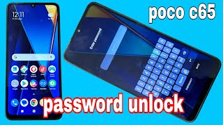 Poco c65 hard reset forgot password / how to hard reset poco c65 / poco c65 password unlock