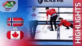 NORWAY v CANADA - Bronze - World Mixed Doubles Curling Championship 2023