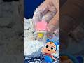 Magic Snowball REVEAL! 🌨️ Little Angel DIY Snow Crafts #shorts &amp; Holiday Christmas #fun