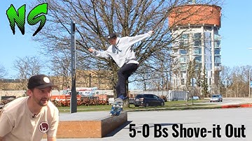 TODAY I LEARNED 5-0 BS SHOVE IT OUT THANKS TO AARON KYRO