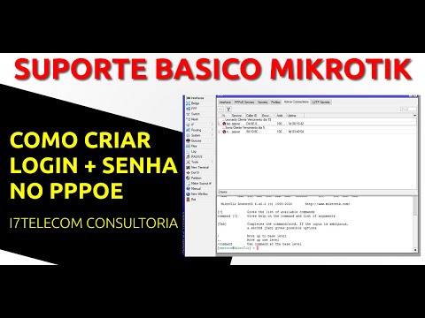 COMO CRIAR LOGIN + SENHA NO PPPOE