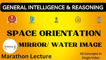 SPACE ORIENTATION - Mirror / Water Image - Reasoning for VLW SSC CGL CHSL MTS
