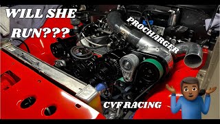 SHE CRANKS, BUT WILL SHE RUN?!!! | 1971 PROCHARGER CHEVELLE RESTOMOD by MrGriffin23 706 views 4 weeks ago 18 minutes