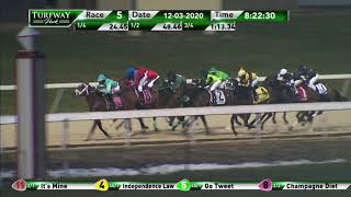 RACE 5 PROGRAM 12-03-2020