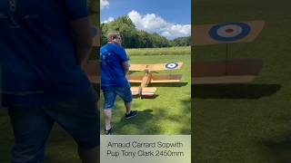 Sopwith Pup Tony Clark 30% scale 2m45 ✈️😍 #modelismerc #rcplane #tonyclark #avion #rc #warbird