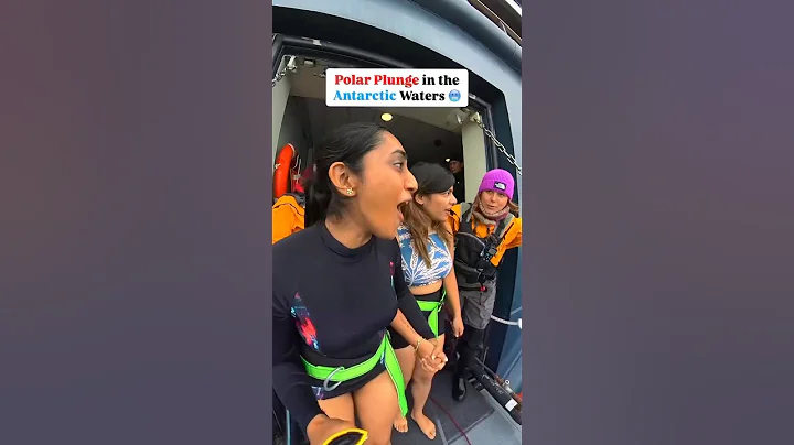 We JUMPED in the Antarctic Water (-10 degrees) #PolarPlunge #Antarctica