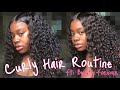 Curly Hair Routine ft. Beauty Forever Malaysian Curly Hair!!